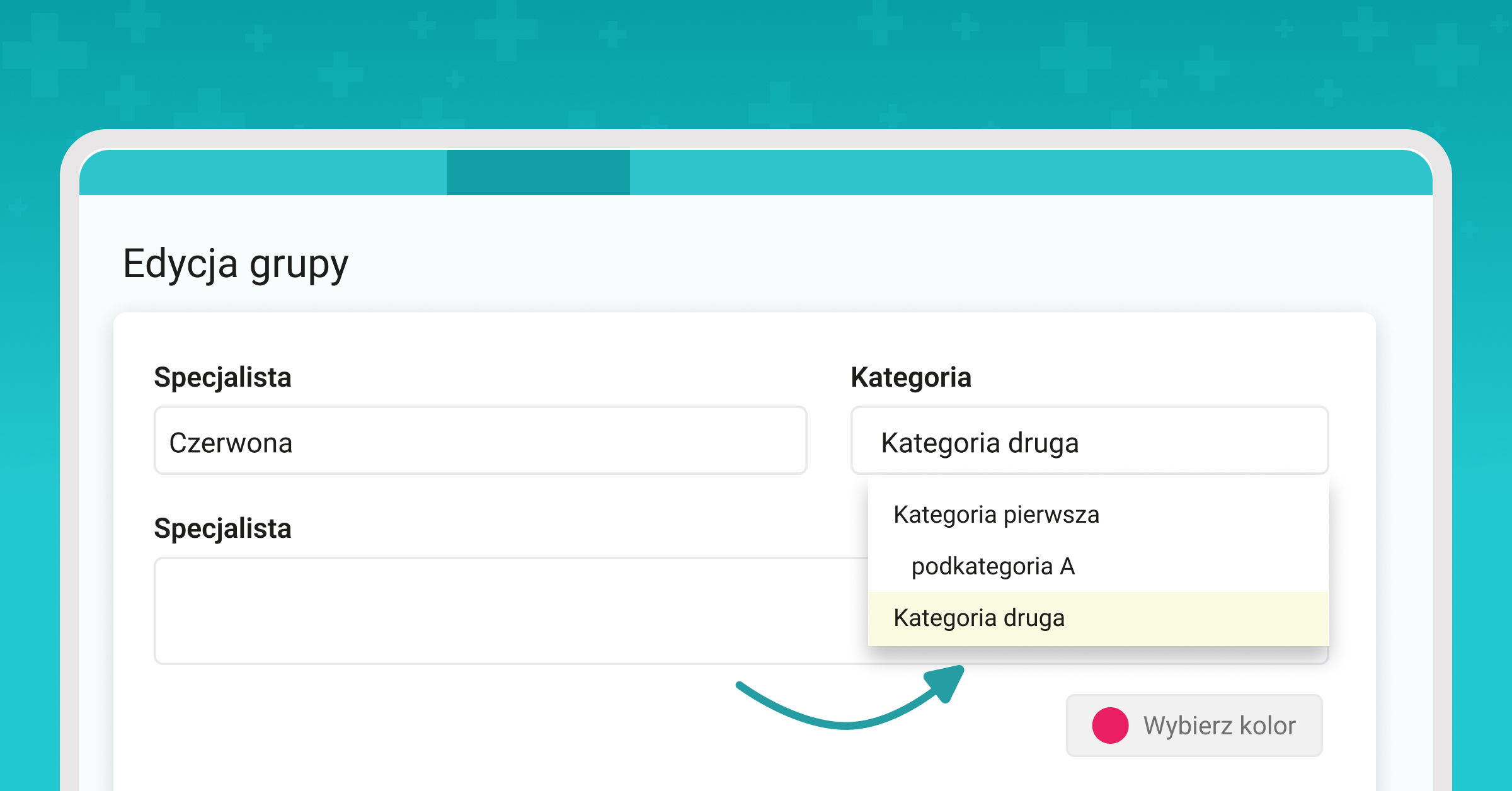 Przypisywanie grupy pacjentów do kategorii lub podkategorii