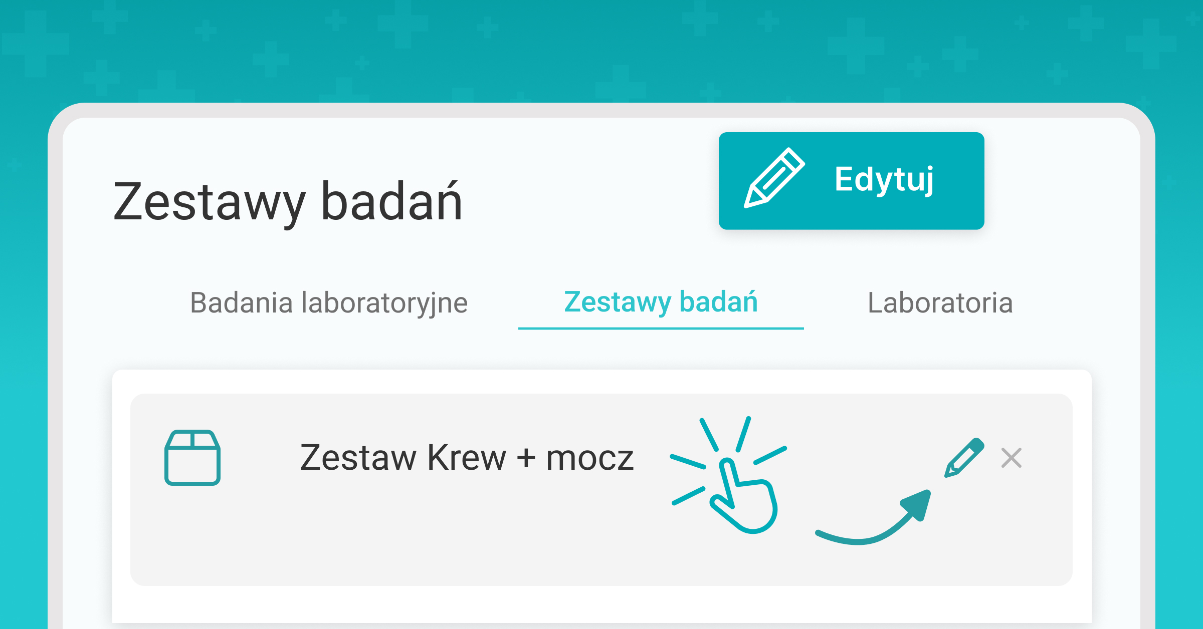 Edytuj zestaw badań laboratoryjnych