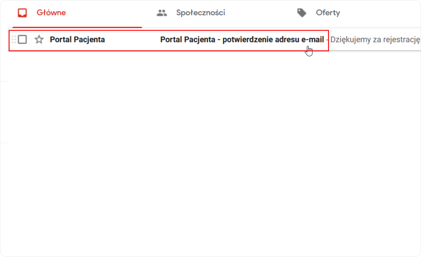 Kliknij w wiadomość i potwierdź adres e-mail