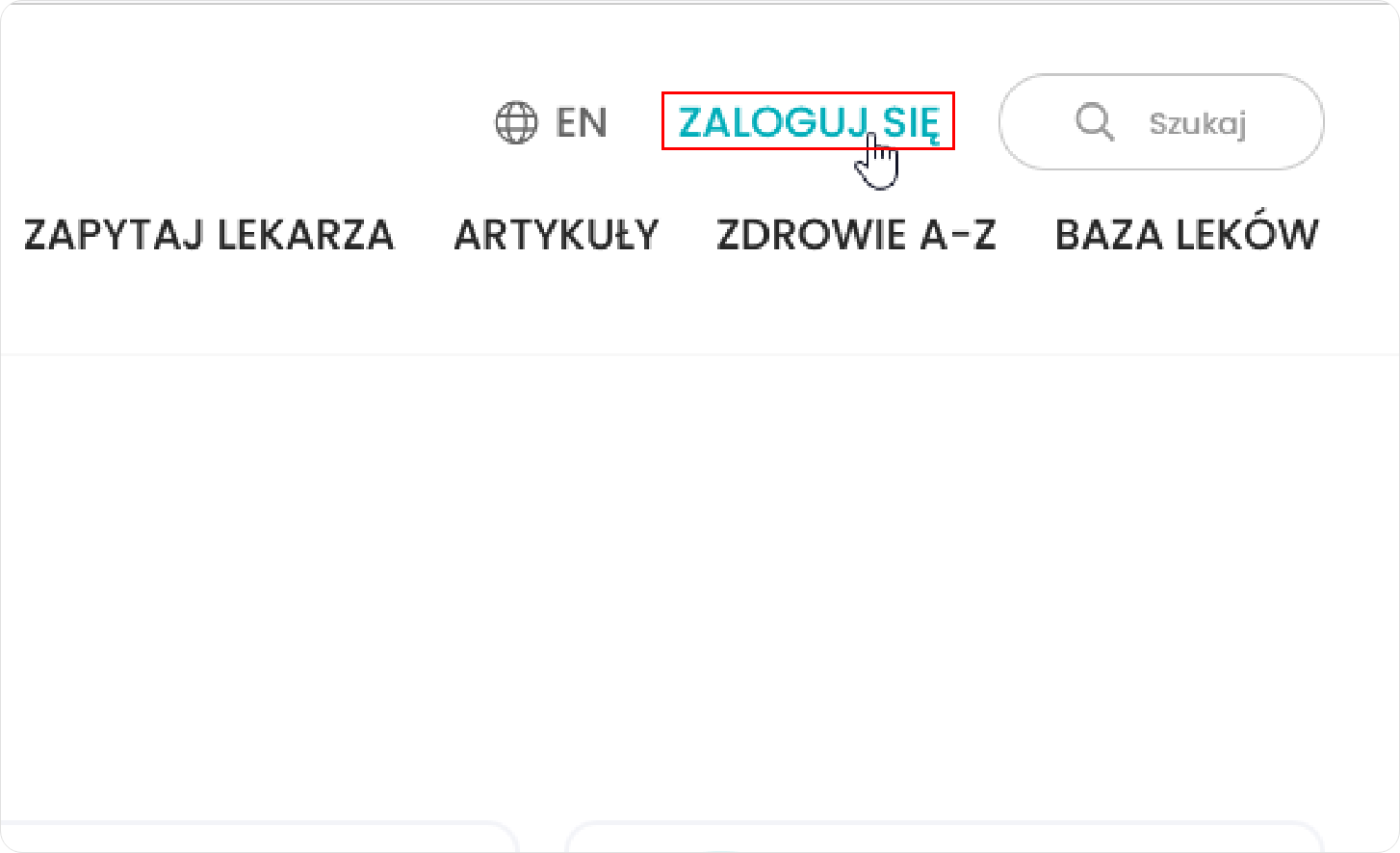 Wybierz przycisk Zaloguj się