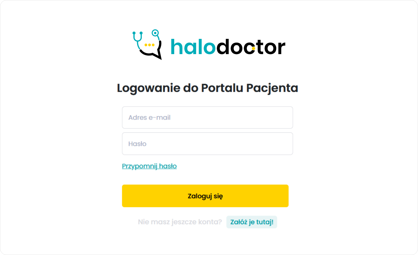 Załóż konto w haloDoctor