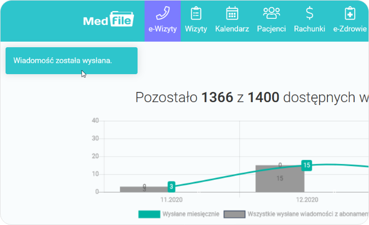 Wiadomość została wysłana