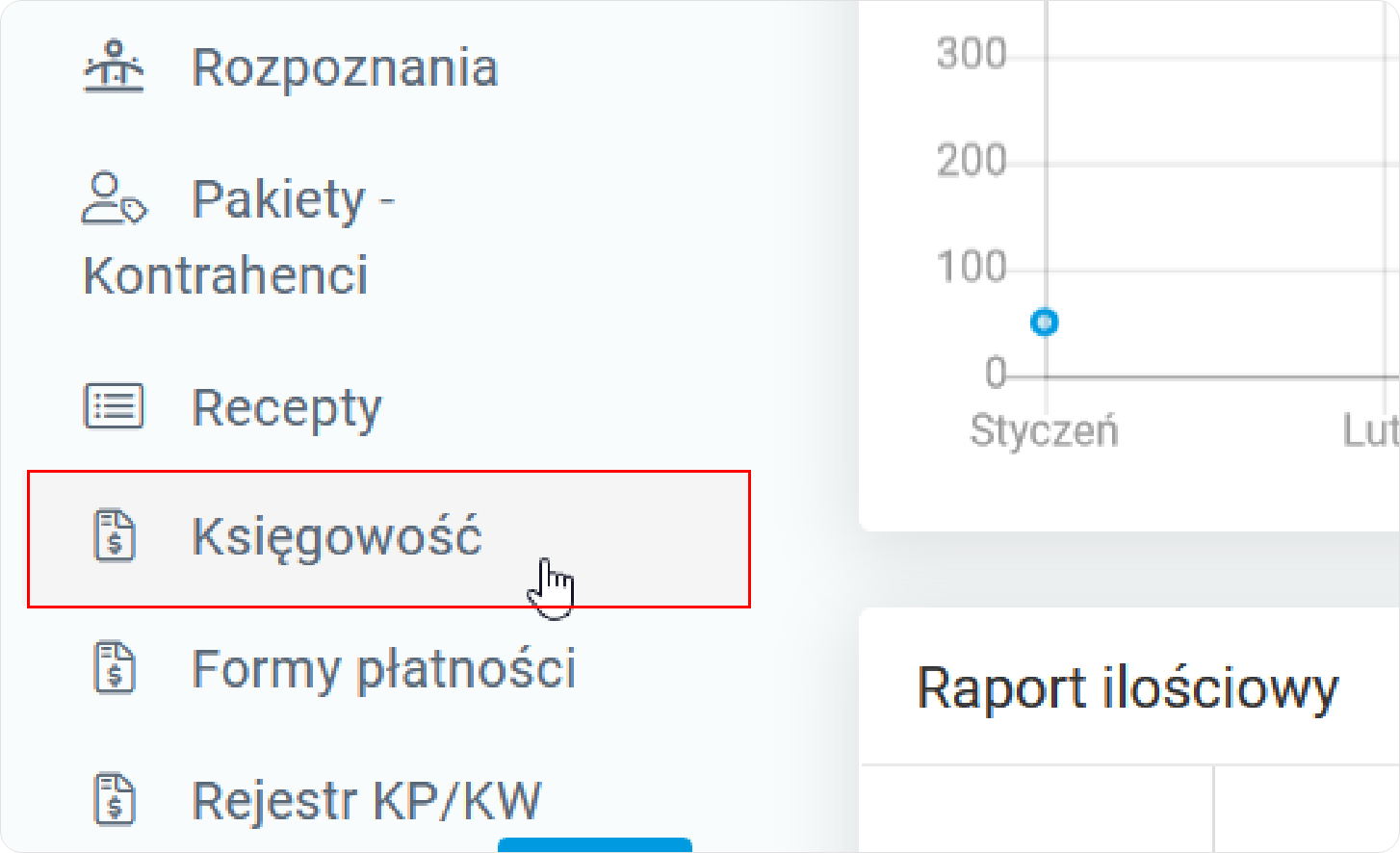 Kliknij księgowość