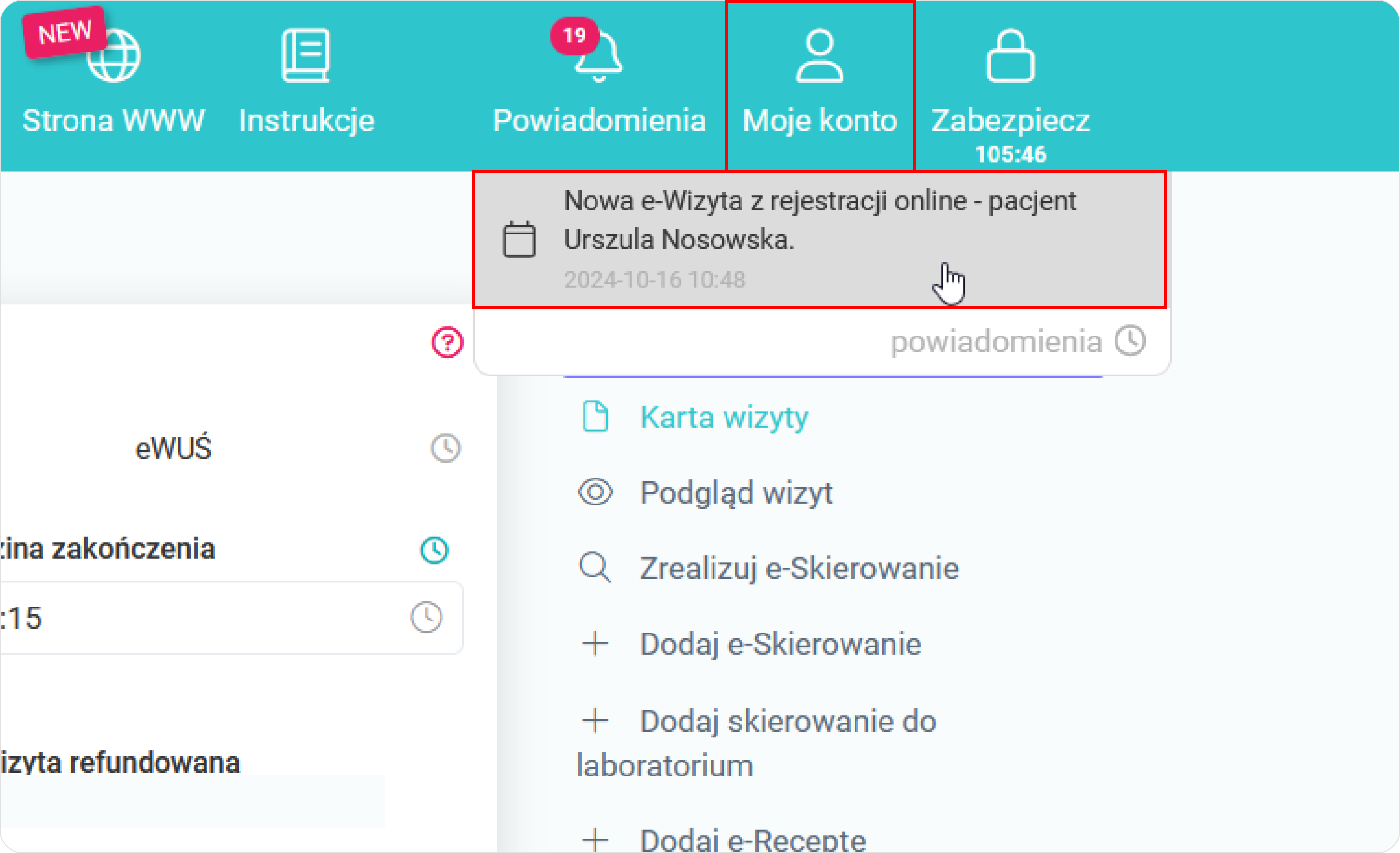 Sprawdź nową e-Wizytę z rejestracji online