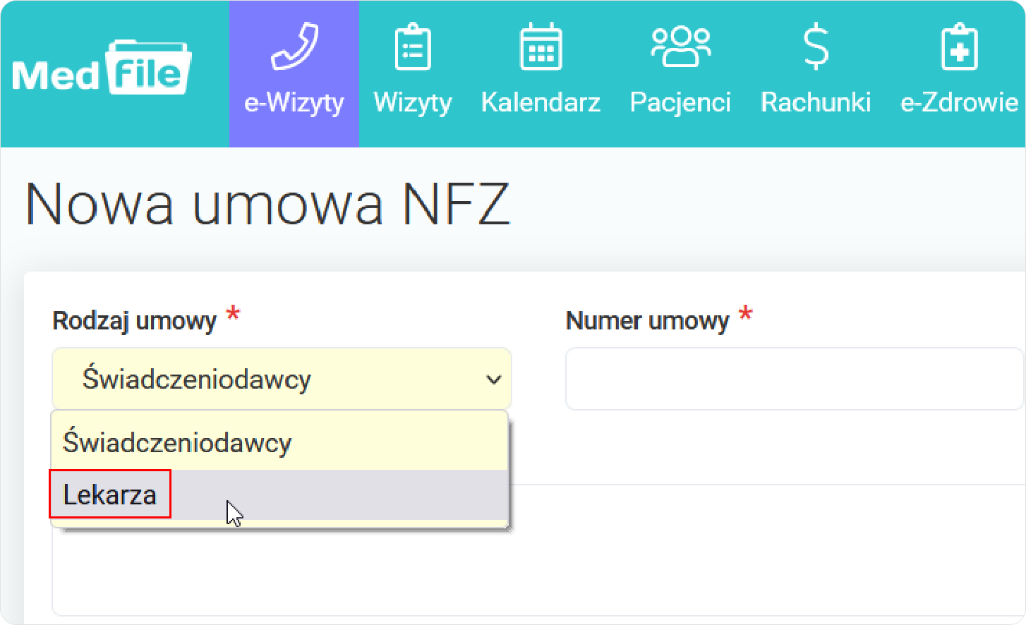 Wskaż Rodzaj umowy