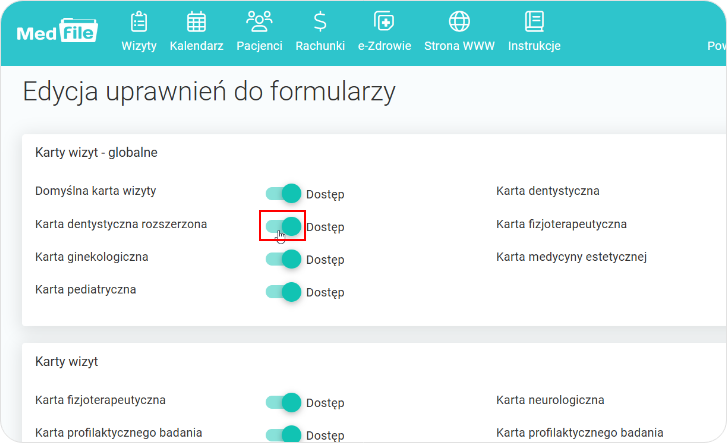 Wyłącz uprawnienie użytkownikowi 